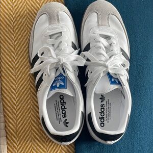 Adidas Samba Sneakers with Black Stripes